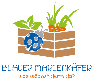 Blauer Marienkäfer Logo